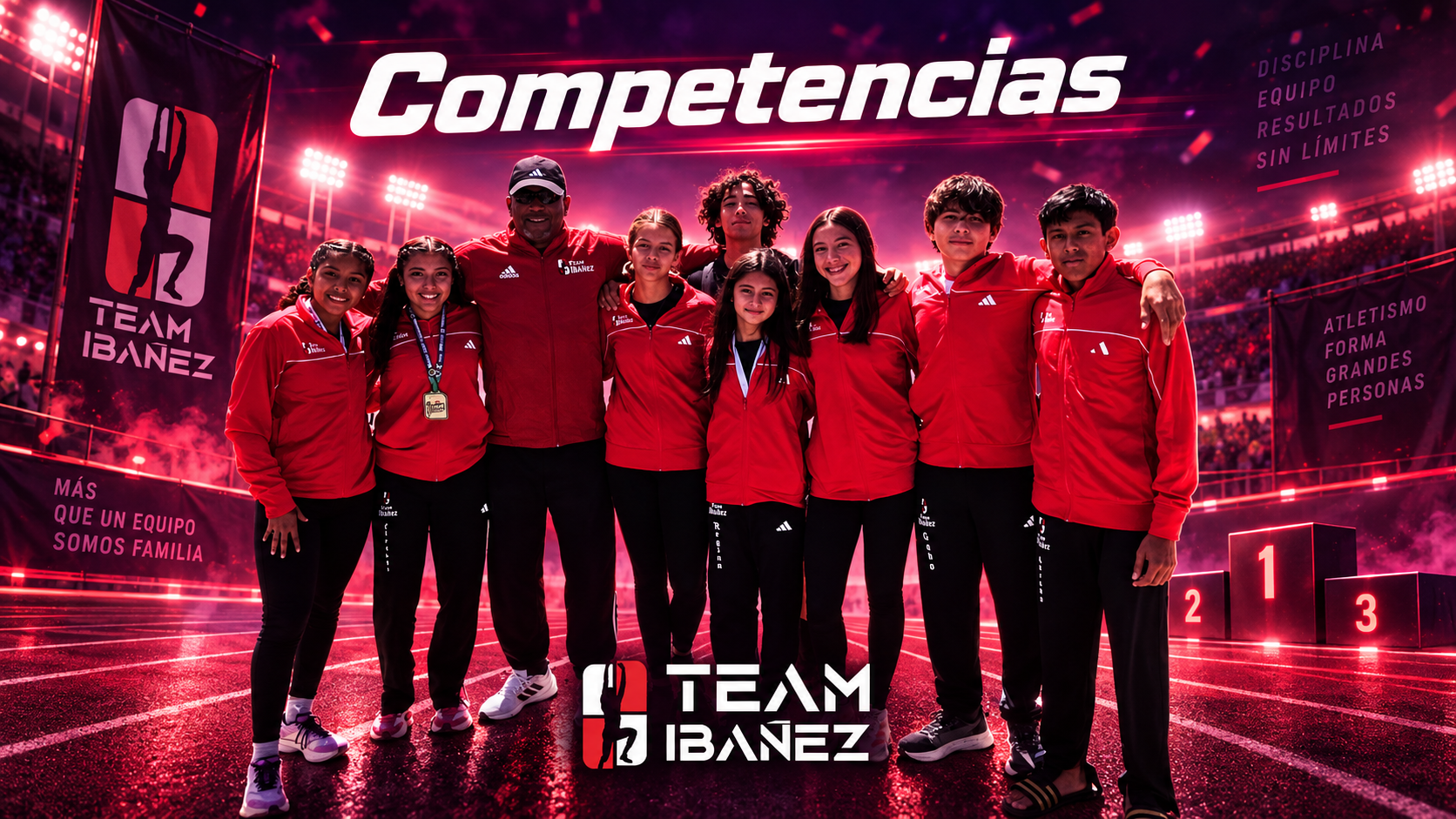Atletas de Team Ibáñez en la Gimnasiada Nacional 2026 en Hidalgo